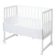 Cuna colecho safe asleep® 3 en 1 - 45 x 90 cm, incluye accesorios y barrera de malla