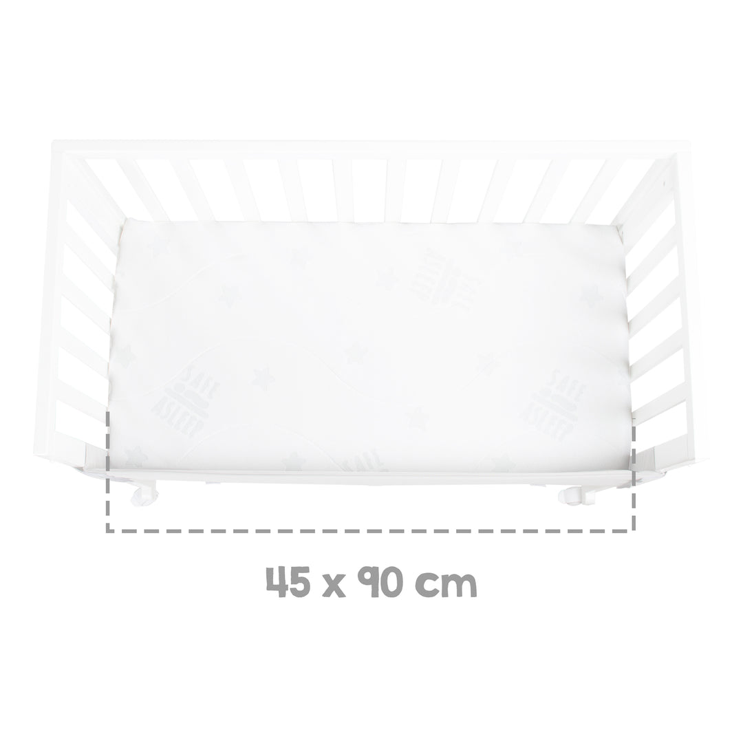 Safe asleep® 3 in 1, Culla co-sleeping - 45 x 90 cm, compresi accessori e barriera in rete