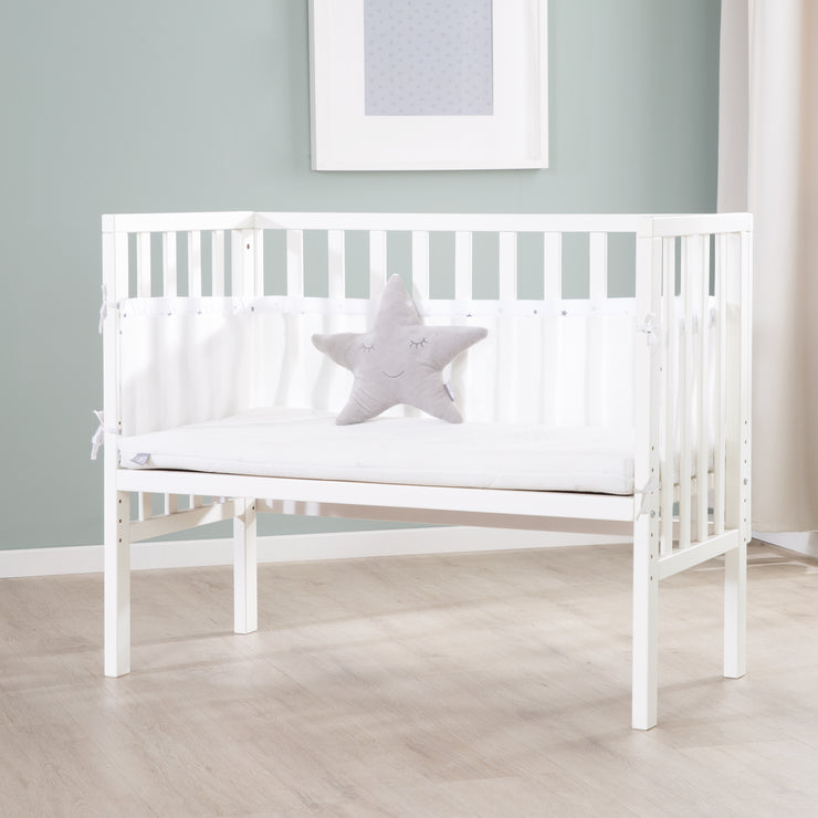 2 en 1 Berceau Cododo Bébé avec Matelas Hauteur Réglables