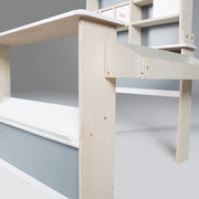 Kaufladen für Kinder, Kaufmannsladen aus Holz, Verkaufsstand mit Theke und Seitentheke