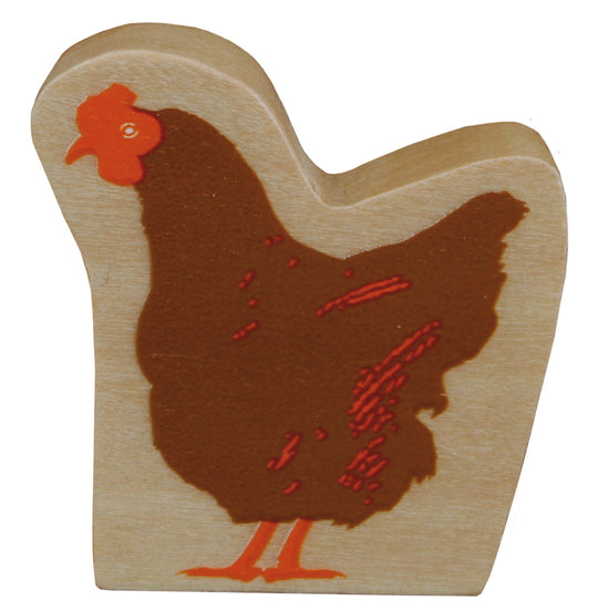 Bauernhof 'Farm', bedrucktes Holzspielzeug, Set mit Scheune, Stall, Heuboden, Zaun & 6 Bauernhoftieren, steckbar