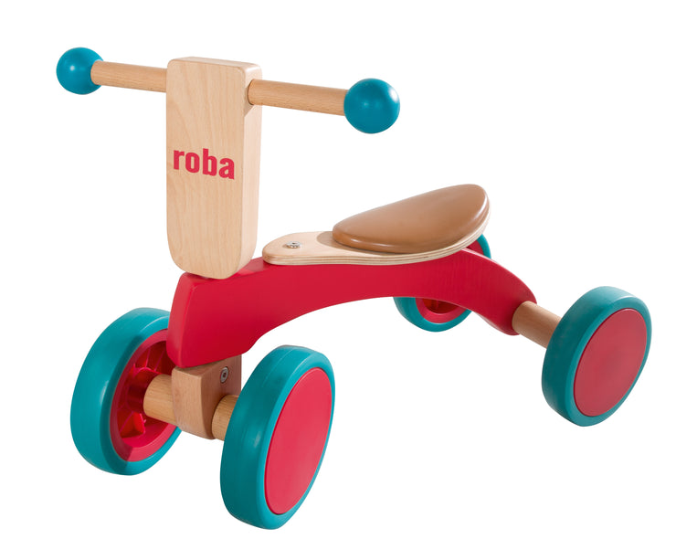 Holzrutscher, Kinderfahrzeug aus Holz, Kleinkind Laufrad/Sitzroller ab –  roba