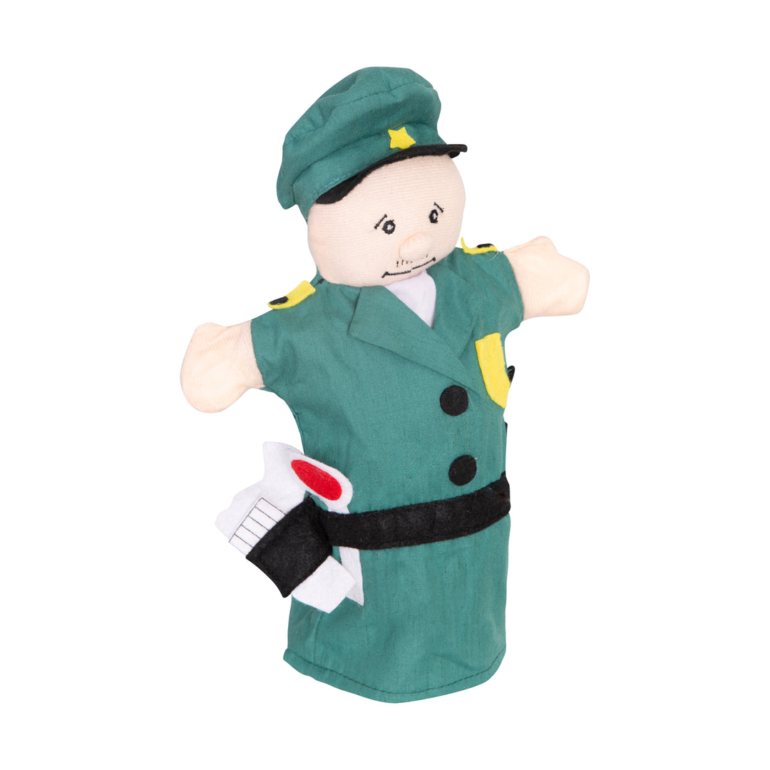 Kasperlefiguren aus Stoff, Handpuppenset 6-tlg, Kasperpuppen für Puppentheater & Rollenspiel