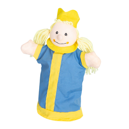 Kasperlefiguren aus Stoff, Handpuppenset 6-tlg, Kasperpuppen für Puppentheater & Rollenspiel