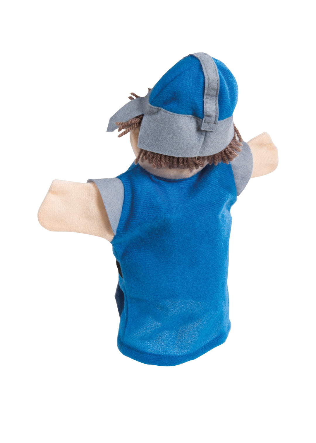 Handpuppenset aus Plüsch & Filz, Kasperlefiguren 4-tlg, Hand-/Kasperpuppen für Kasperletheater
