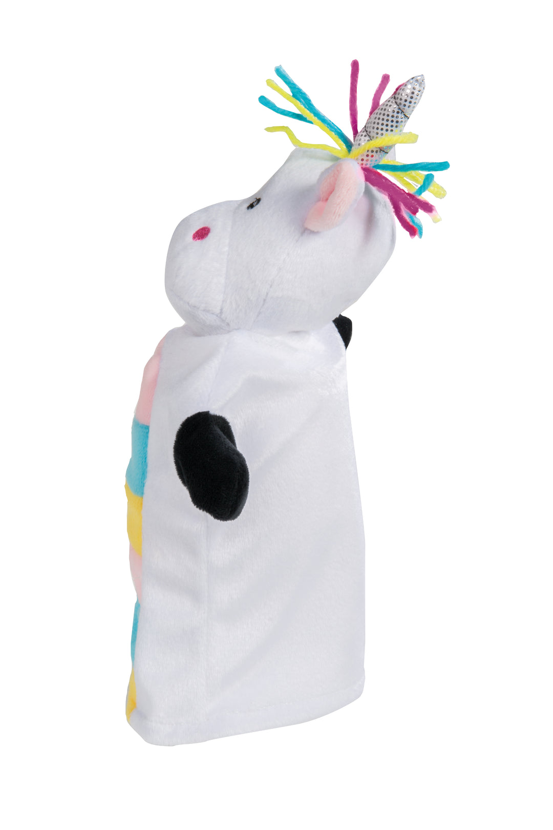 Handpuppenset aus Plüsch & Filz, Kasperlefiguren 4-tlg, Hand-/Kasperpuppen für Kasperletheater