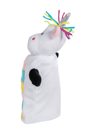 Handpuppenset aus Plüsch & Filz, Kasperlefiguren 4-tlg, Hand-/Kasperpuppen für Kasperletheater