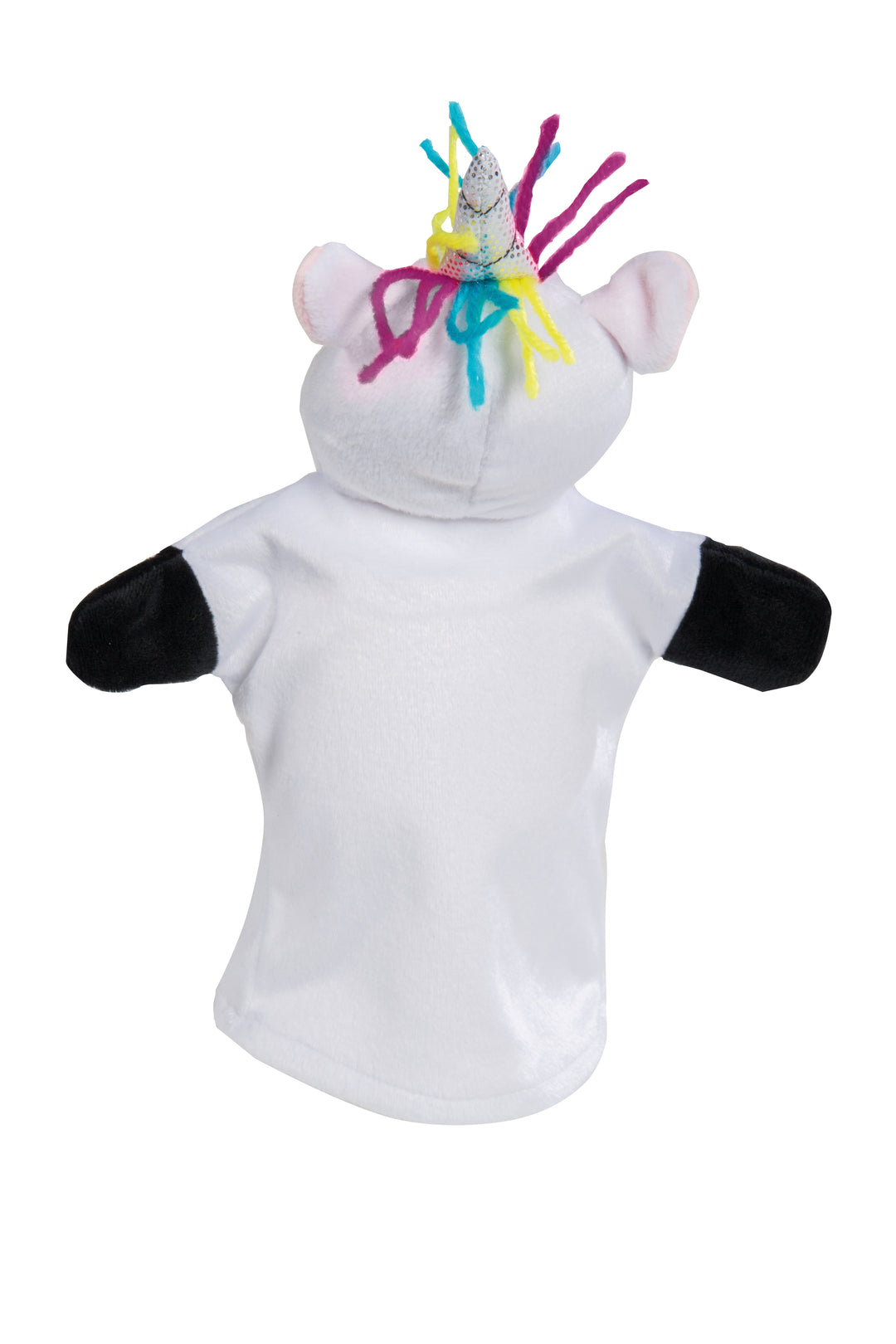 Handpuppenset aus Plüsch & Filz, Kasperlefiguren 4-tlg, Hand-/Kasperpuppen für Kasperletheater