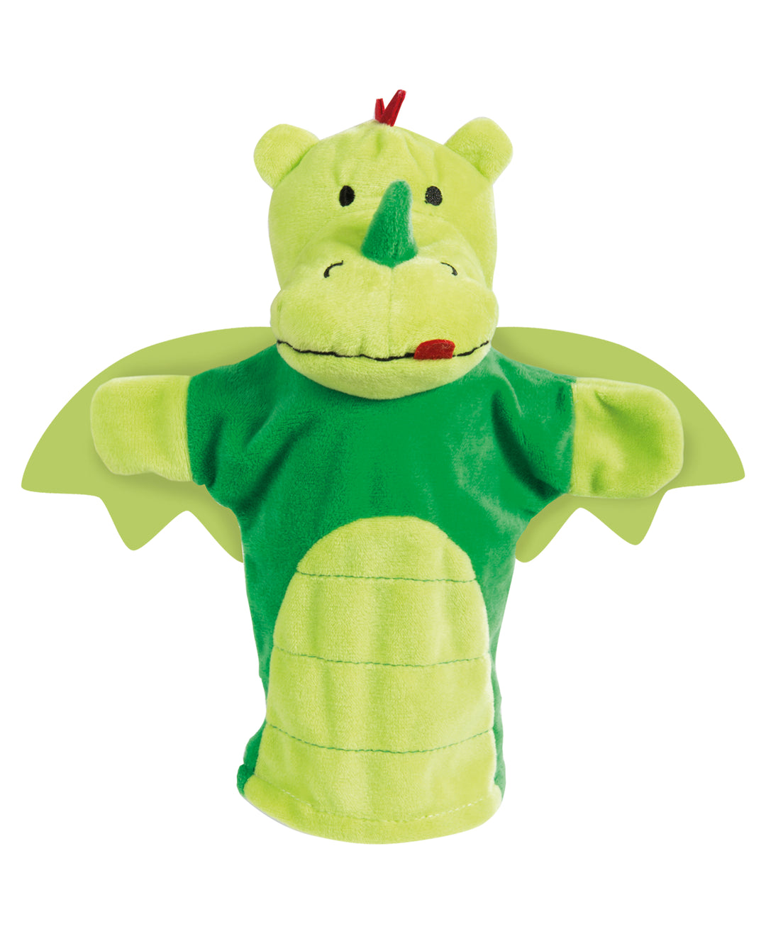 Handpuppenset aus Plüsch & Filz, Kasperlefiguren 4-tlg, Hand-/Kasperpuppen für Kasperletheater