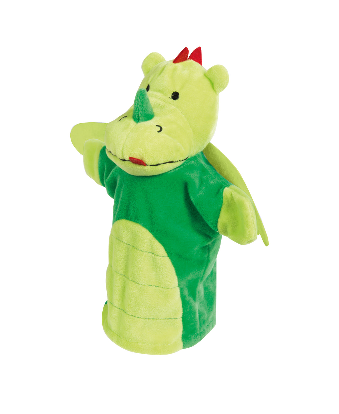 Handpuppenset aus Plüsch & Filz, Kasperlefiguren 4-tlg, Hand-/Kasperpuppen für Kasperletheater
