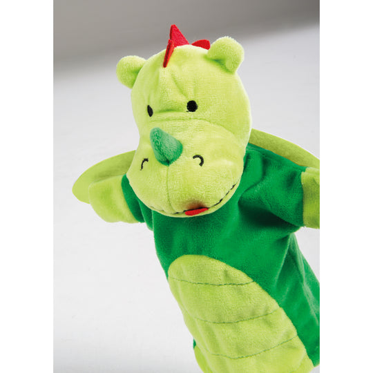Handpuppenset aus Plüsch & Filz, Kasperlefiguren 4-tlg, Hand-/Kasperpuppen für Kasperletheater