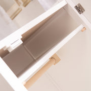 Armoire de poupée "Stella", pour ranger les vêtements et accessoires de poupée, blanc laqué