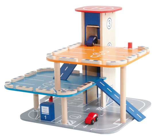 Toy Chest 'Teddy College', Children's Bench, Toy Storage, White Printed