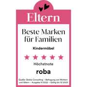 Spieltrapez inkl. Spielset 'roba Style' rosa/mauve – universeller Spielebogen aus weiß lackiertem Holz