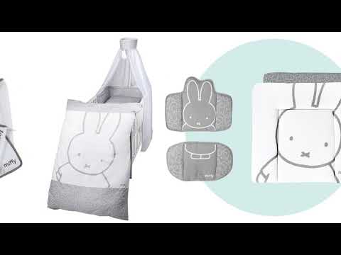 Chariot pour enfant 'miffy®', avec frein, utilisable comme poussette pour poupée